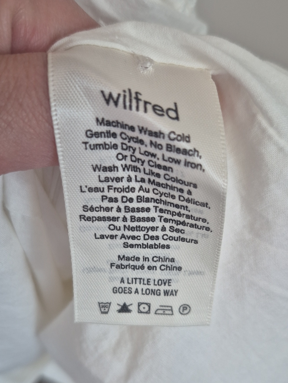 Wilfred White Button-Front Midi Dress - Picture 9 of 11